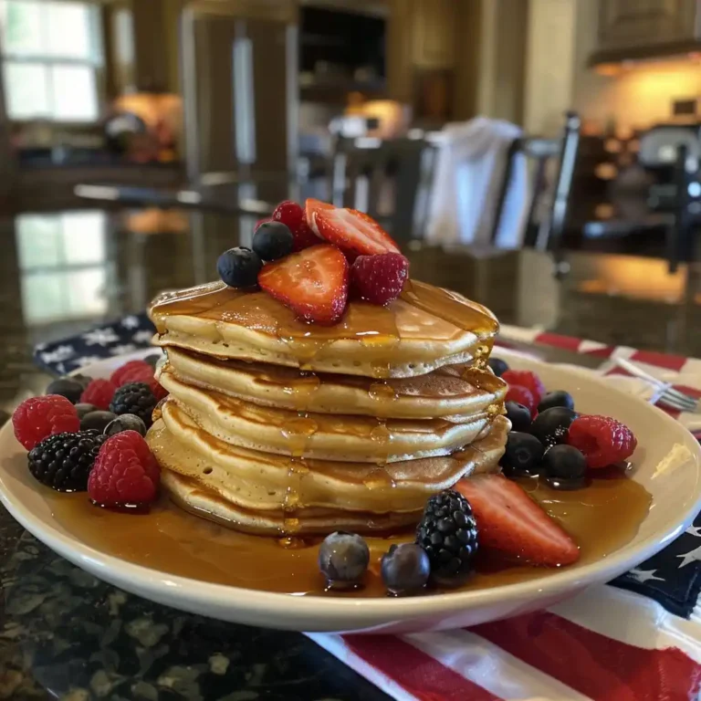 Kodiak Cakes Cottage Cheese Hack: A Game-Changer for Your Breakfast Routine 2 Kodiak pancakes with cottage cheese served with banana and Greek yogurt
