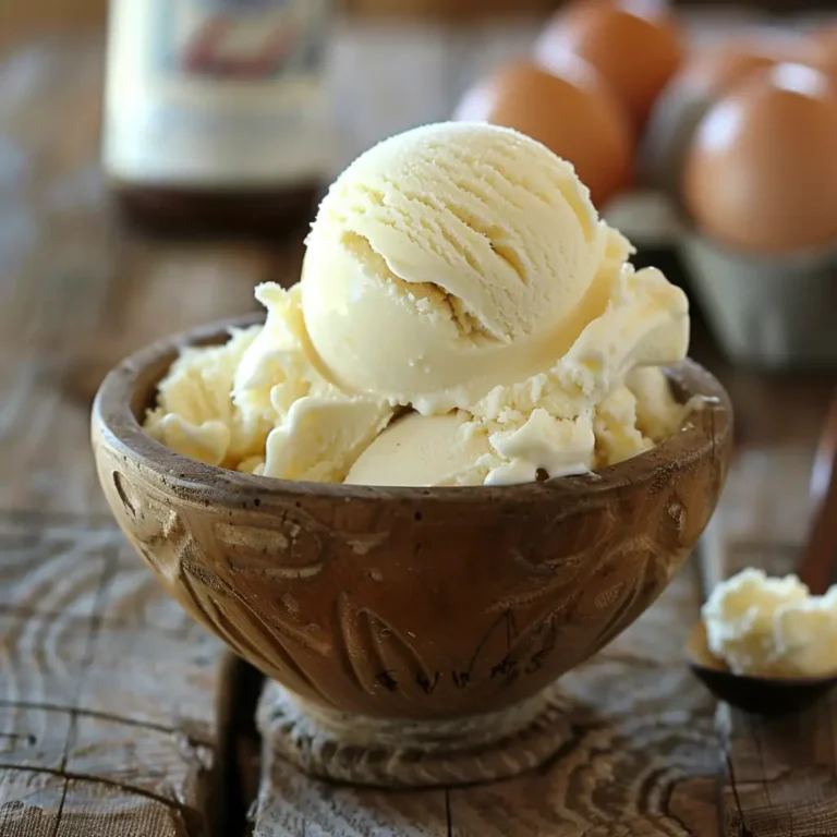 Homemade carnivore ice cream scoops on a stoneware plate with soft edges and natural lighting